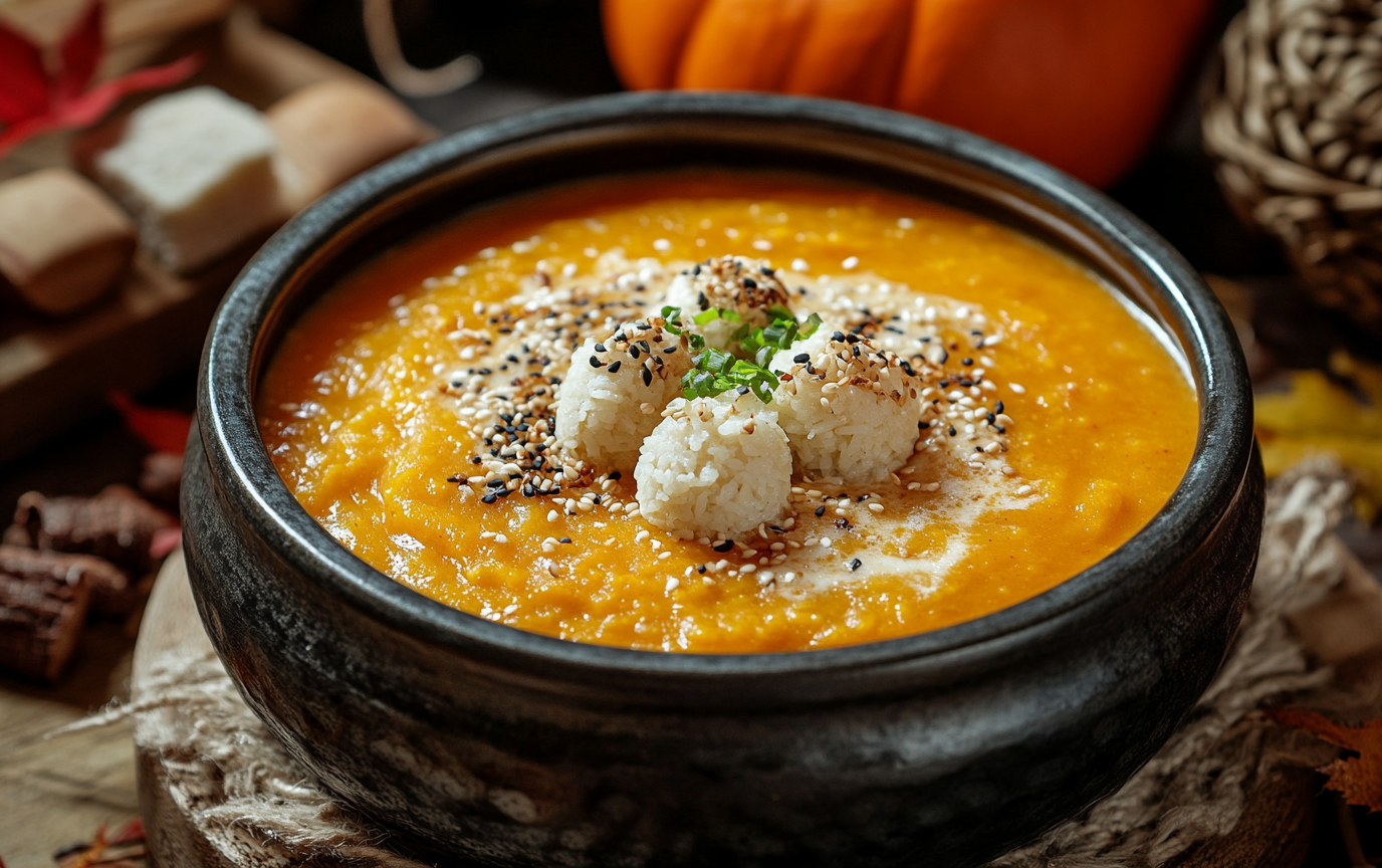 Easy Korean Pumpkin Porridge Kim Kim